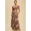 Desert Mesh Drape Dress